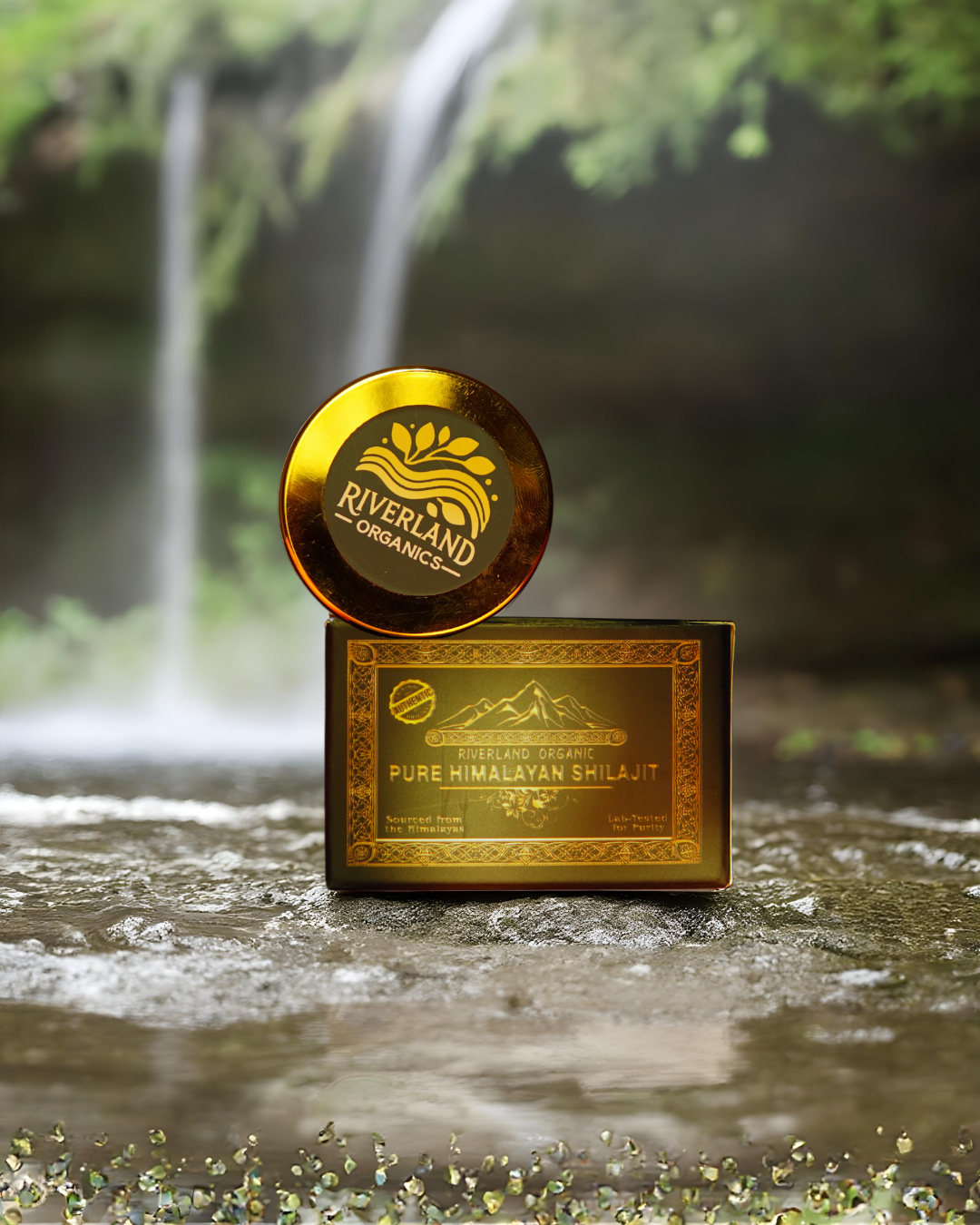 Riverland Organics Pure Himalayan Shilajit Resin ریور لینڈ آرگینکس خالص ہمالیائی شلاجیت ریزن