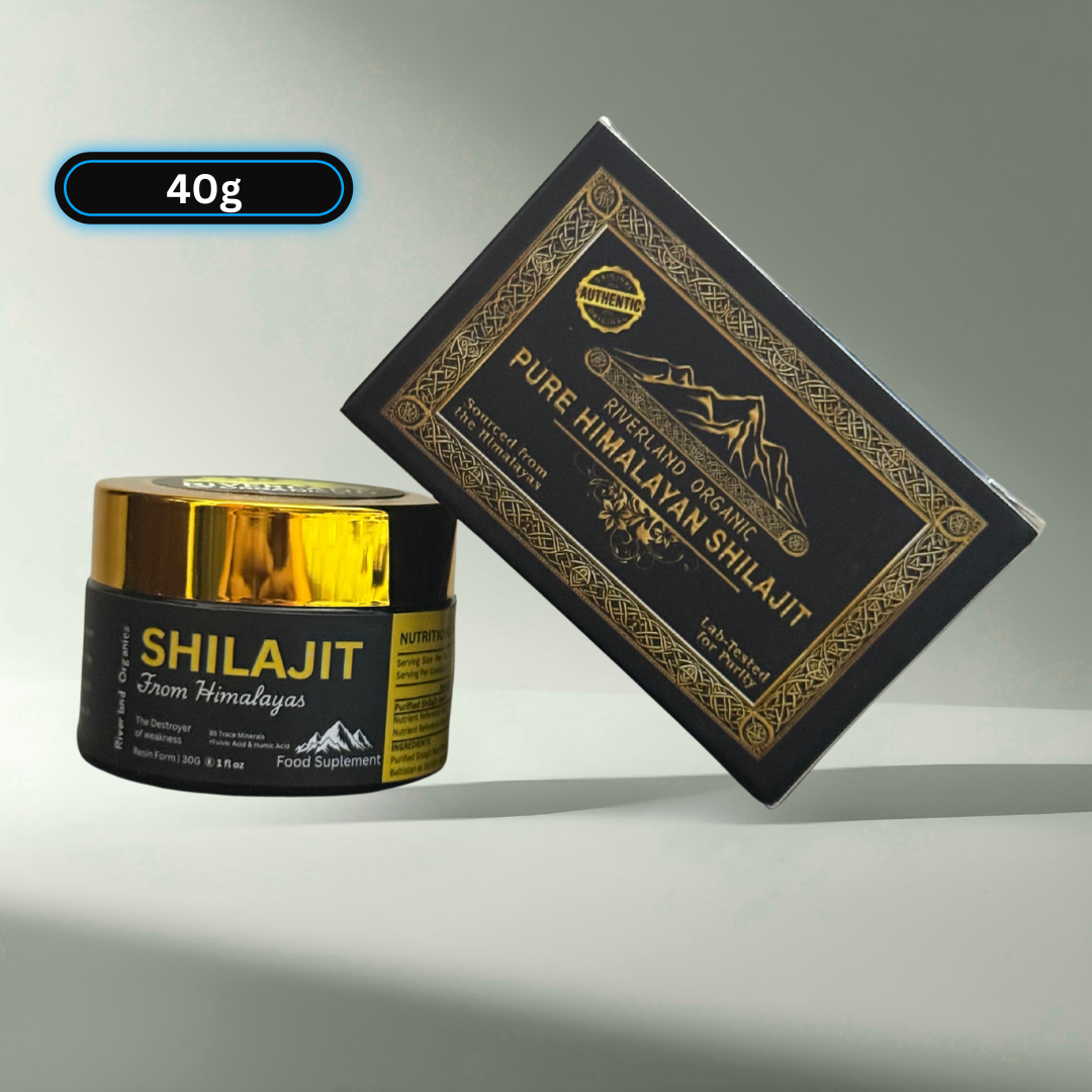 Riverland Organics Pure Himalayan Shilajit Resin ریور لینڈ آرگینکس خالص ہمالیائی شلاجیت ریزن