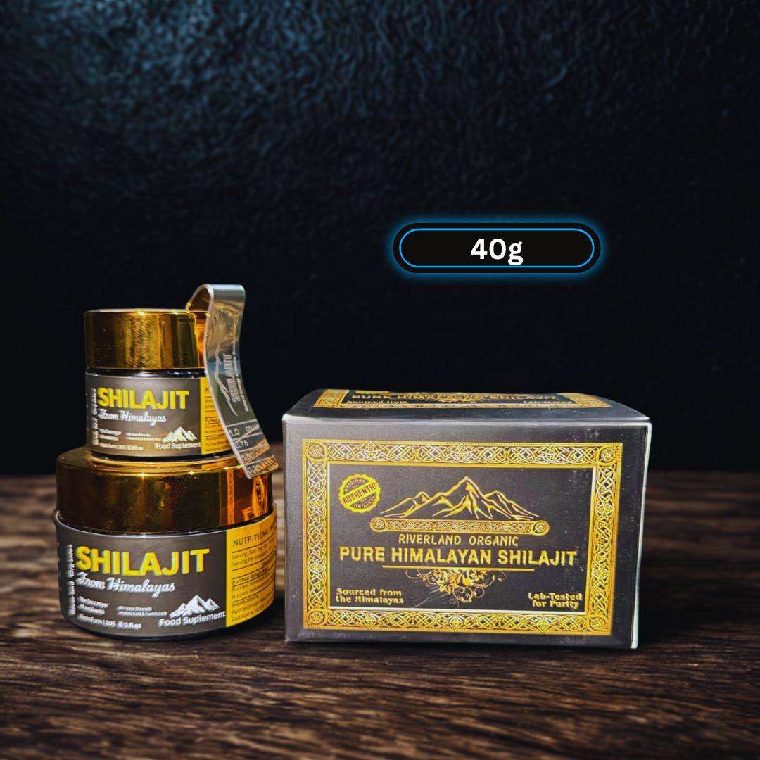 Riverland Organics Pure Himalayan Shilajit Resin ریور لینڈ آرگینکس خالص ہمالیائی شلاجیت ریزن
